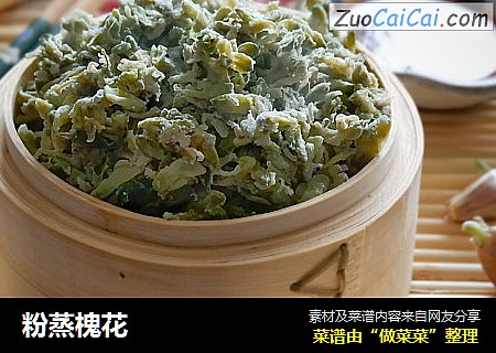 粉蒸槐花