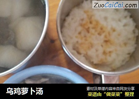 乌鸡萝卜汤