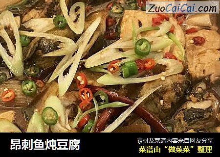 昂刺鱼炖豆腐