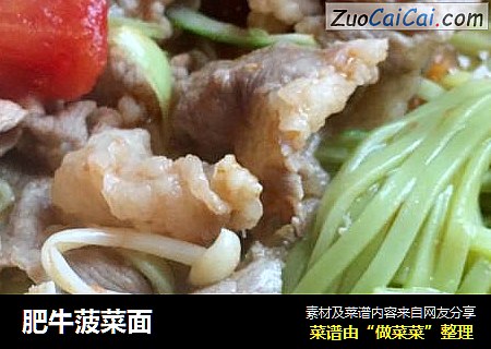肥牛菠菜面