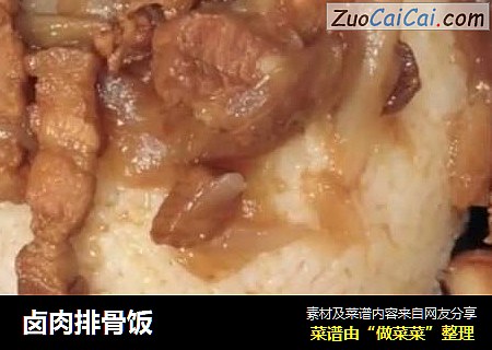 卤肉排骨饭