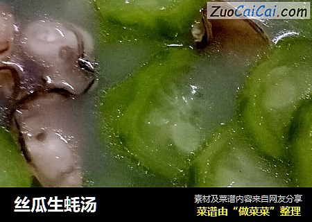 丝瓜生蚝汤