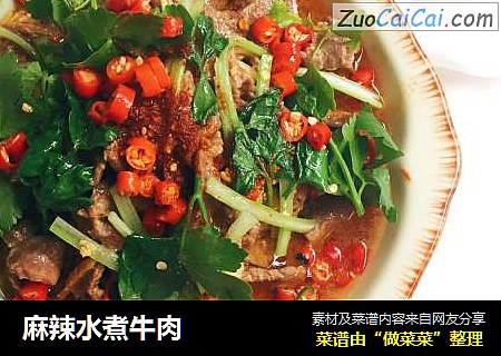 麻辣水煮牛肉