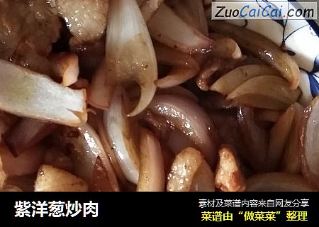 紫洋葱炒肉