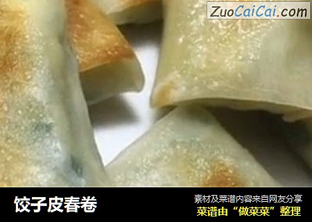 饺子皮春卷