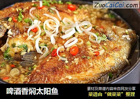 啤酒香焖太阳鱼