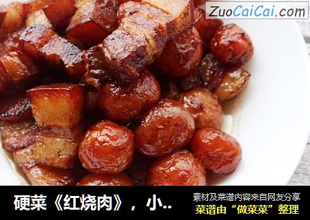 硬菜《红烧肉》，小名五花肉烧萝卜！