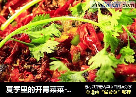夏季里的开胃菜菜--------------豉香麻辣烤鱼