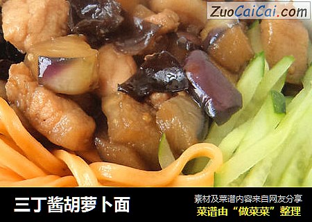三丁酱胡萝卜面