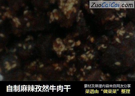 自制麻辣孜然牛肉干