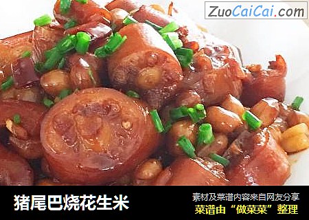 猪尾巴烧花生米