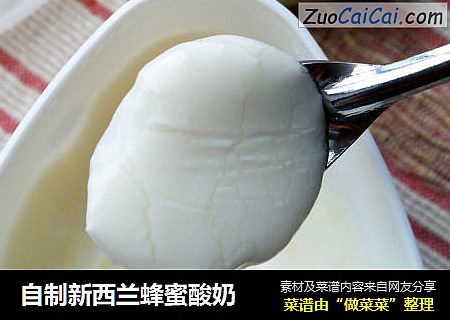 自制新西兰蜂蜜酸奶
