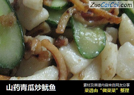 山药青瓜炒鱿鱼