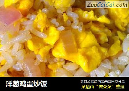 洋葱鸡蛋炒饭
