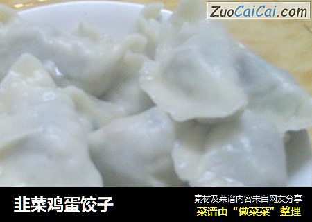 韭菜鸡蛋饺子