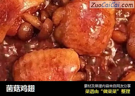 菌菇鸡翅