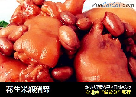 花生米焖猪蹄