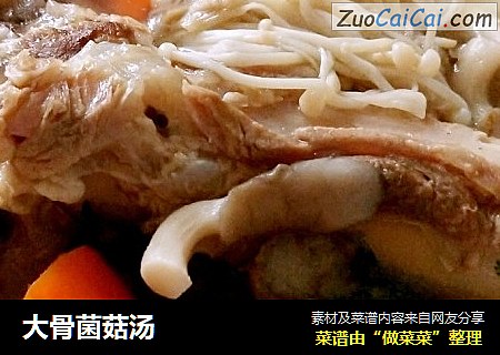 大骨菌菇汤