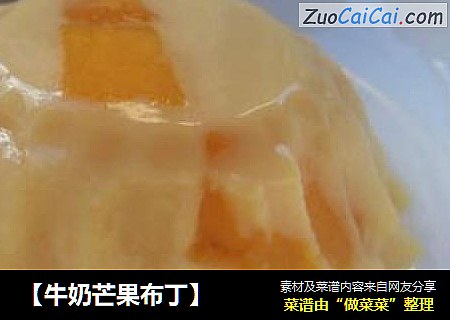 【牛奶芒果布丁】