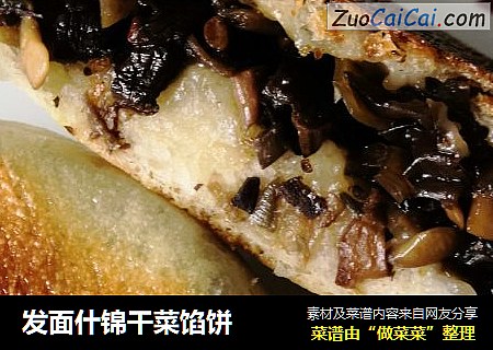 发面什锦干菜馅饼
