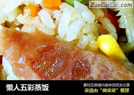懒人五彩蒸饭