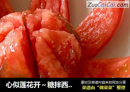 心似莲花开~糖拌西红柿