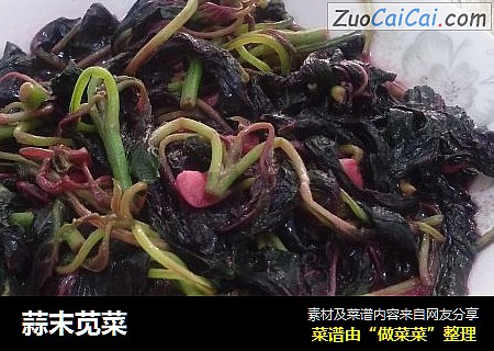 蒜末苋菜