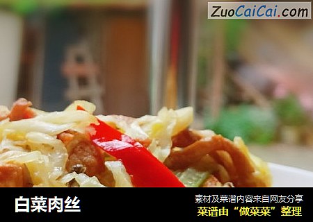 白菜肉丝