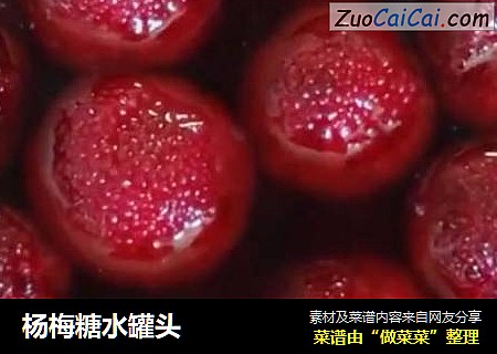 杨梅糖水罐头