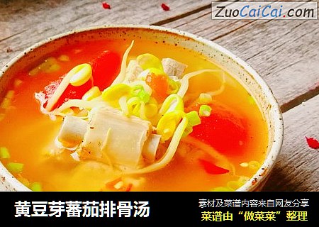 黄豆芽蕃茄排骨汤