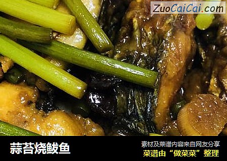 蒜苔烧鲅鱼