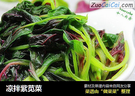 凉拌紫苋菜