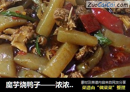 魔芋烧鸭子——浓浓川味菜