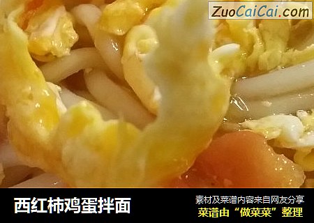 西红柿鸡蛋拌面