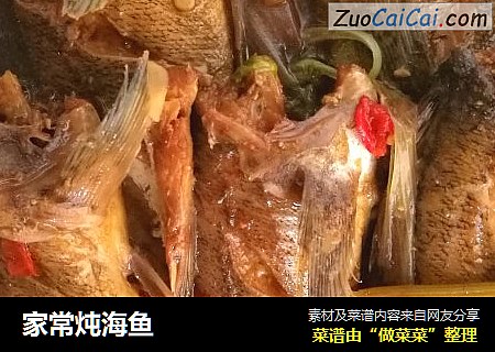 家常炖海鱼