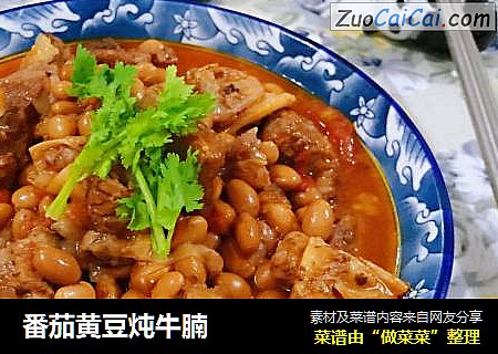 番茄黄豆炖牛腩