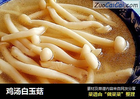 鸡汤白玉菇