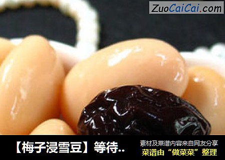【梅子浸雪豆】等待的味道