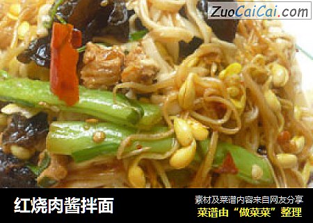 红烧肉酱拌面