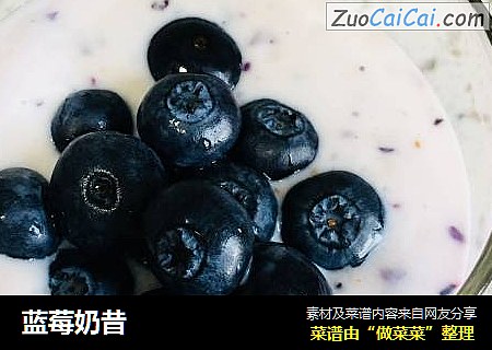 蓝莓奶昔