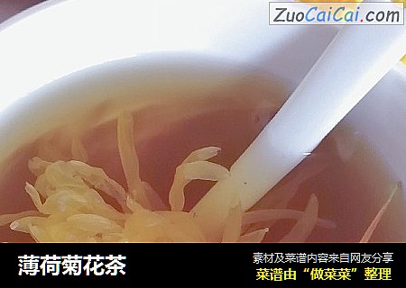 薄荷菊花茶