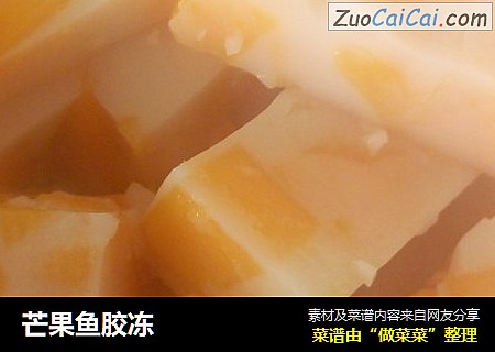 芒果鱼胶冻