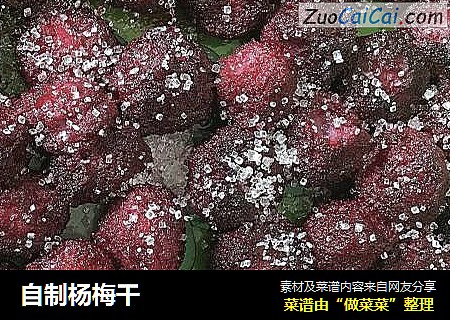 自制杨梅干