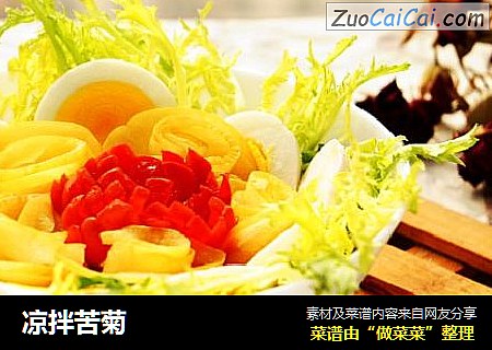 凉拌苦菊