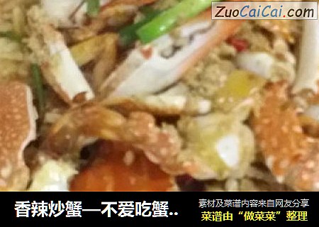 香辣炒蟹—不爱吃蟹的人也会爱上它