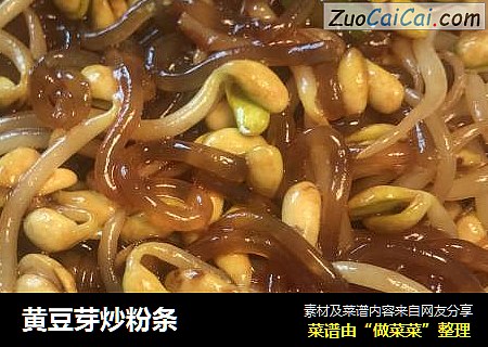 黄豆芽炒粉条