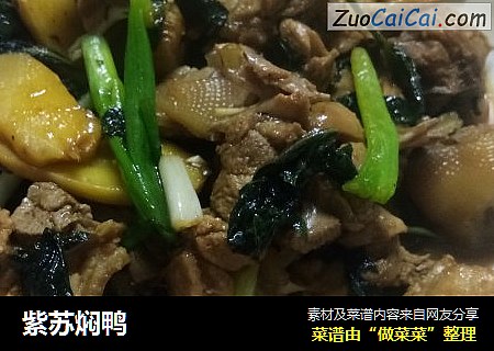 紫苏焖鸭