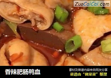 香辣肥肠鸭血