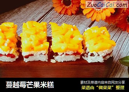 蔓越莓芒果米糕