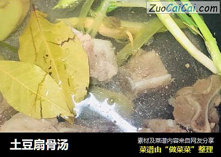 土豆扇骨汤